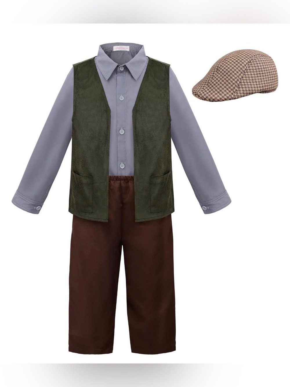 NWT ReliBeauty Kids Colonial Costume Boys Victorian Costume for Boys Size 6/7